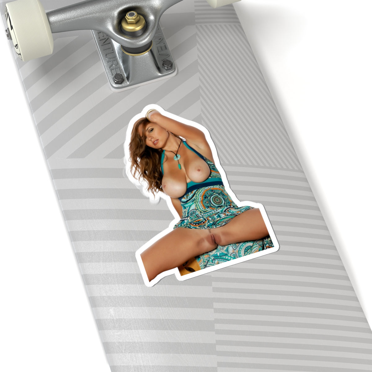 Vintage Naked Lady Sticker Retro Adult Art Design