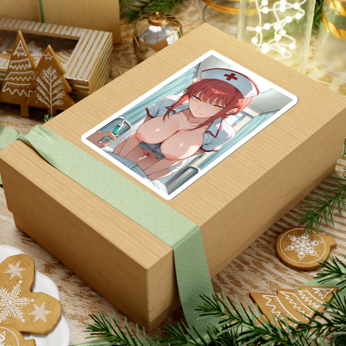 Demon Girl Sticker Sexy Big Tits Nude Girl Hentai Stickers
