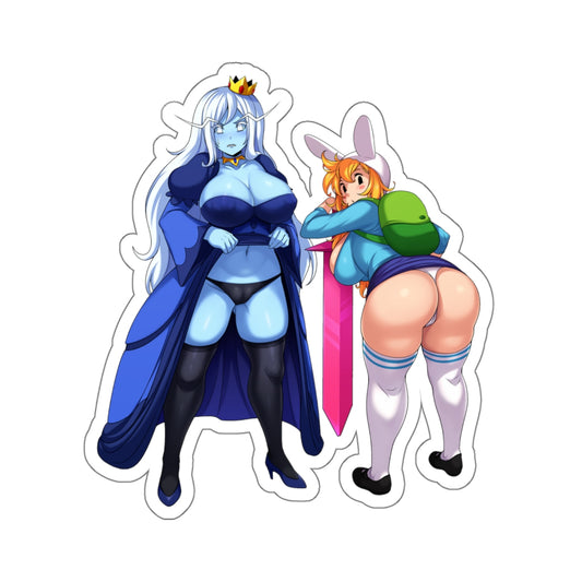 Cartoon Girls Sticker Funny Cartoon Stickers Kawaii Cute Female Characters Large Huge Stickers For Laptops Water Bottles E749