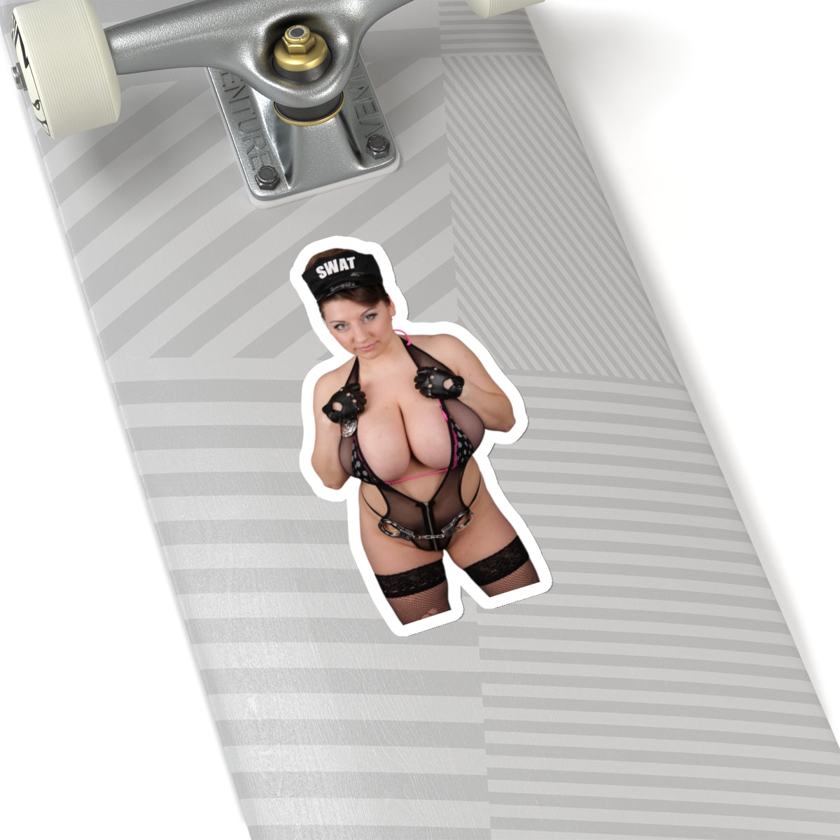 Swat Sticker Big Tits Girl Beautiful Model Pinup Stickers Funny Stickers Meme Sticker E756