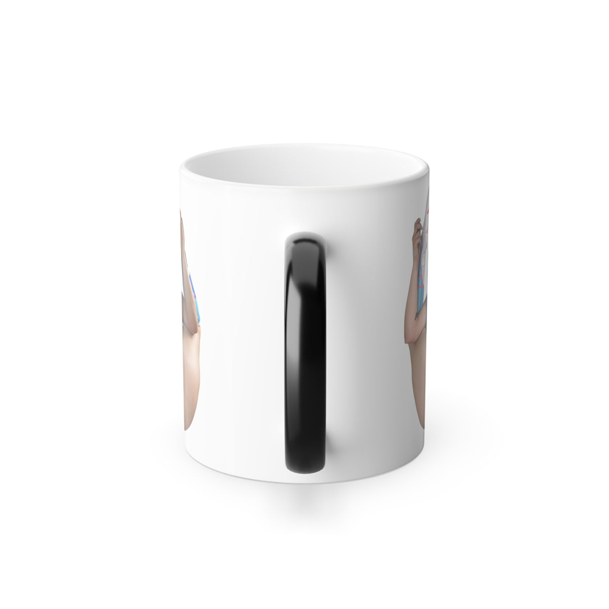 Sexy Naked Woman Mug 11oz Color Morphing Coffee Cup Adult Pinup Artwork