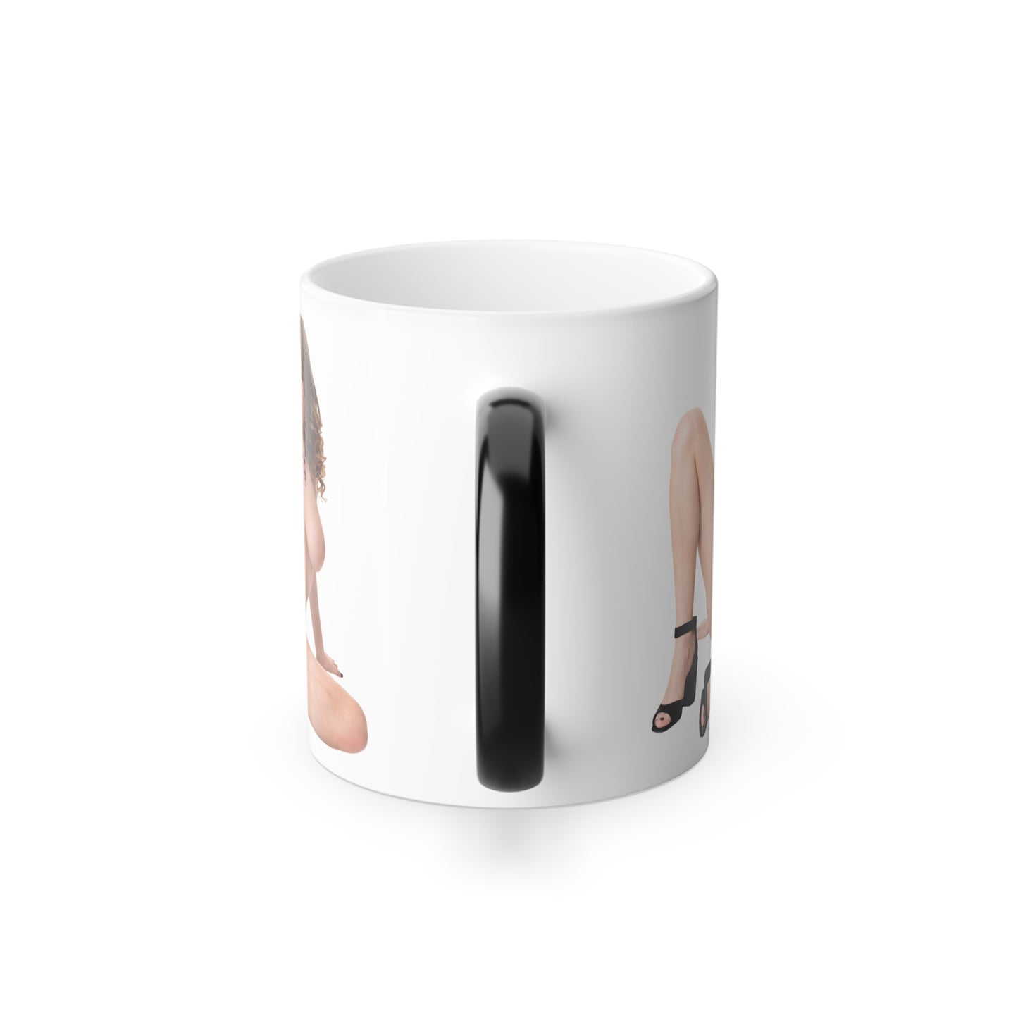 Nudity Mugs Naked Girl Adult Pinup Model Color Morphing Mug 11oz