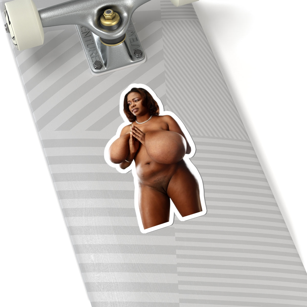 Sexy Ebony Big Tits Girl Sticker Black Women Stickers