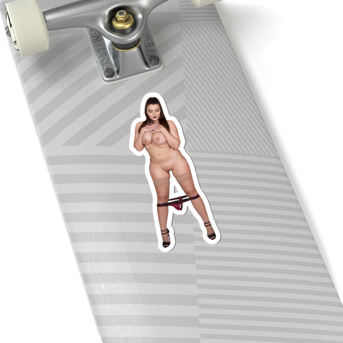 Hot Curvy Nude Woman – Adult Vinyl Sticker