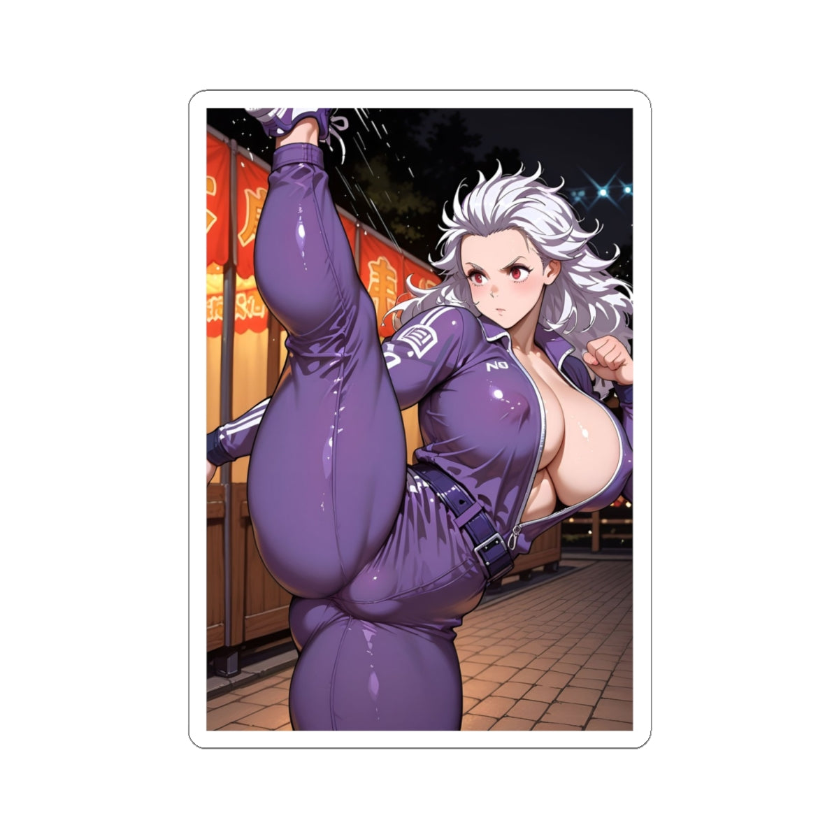 Noi Anime Girl Sticker Action Manga Female Lewd Ecchi Stickers