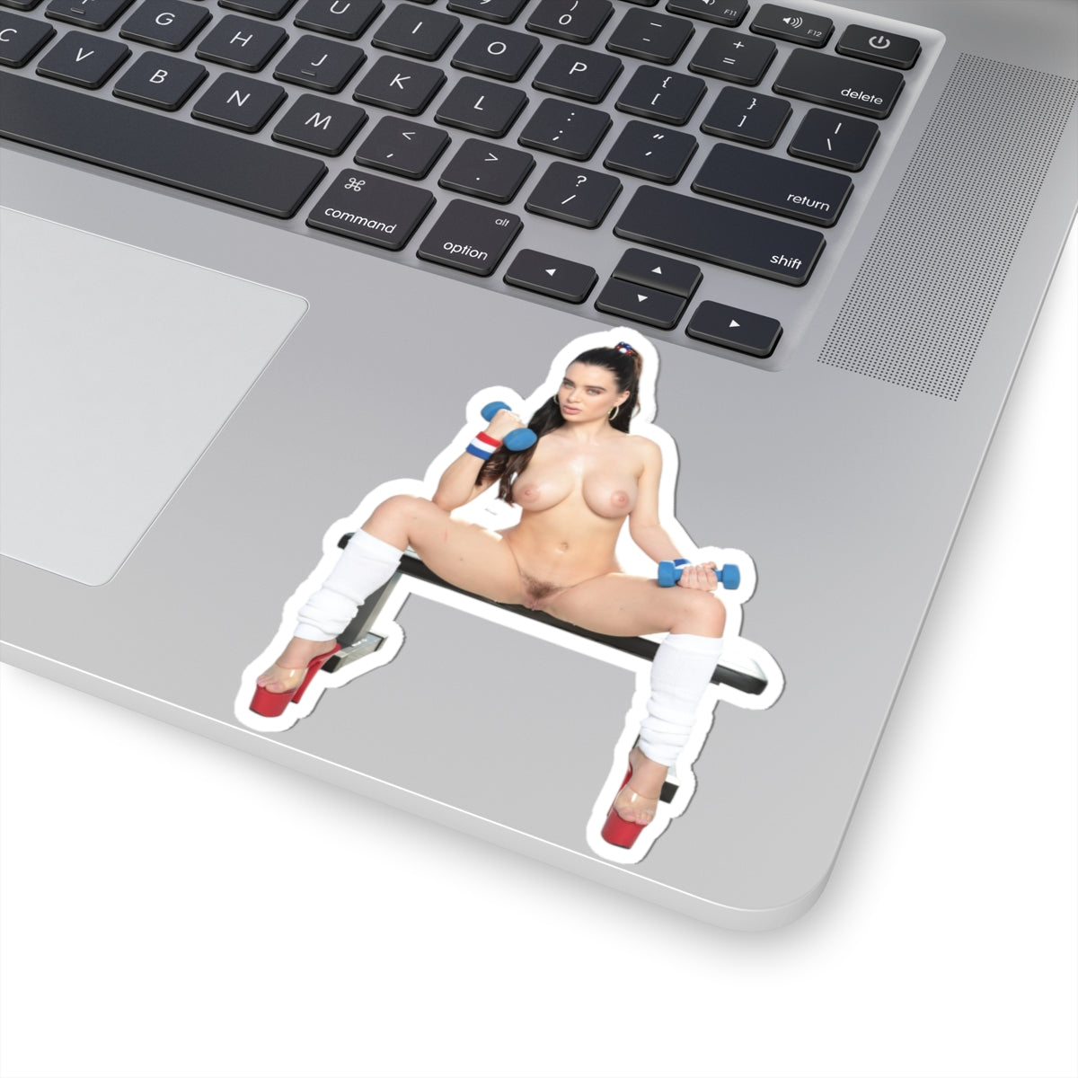 PRETTY GIRL STICKER GYM STICKERS