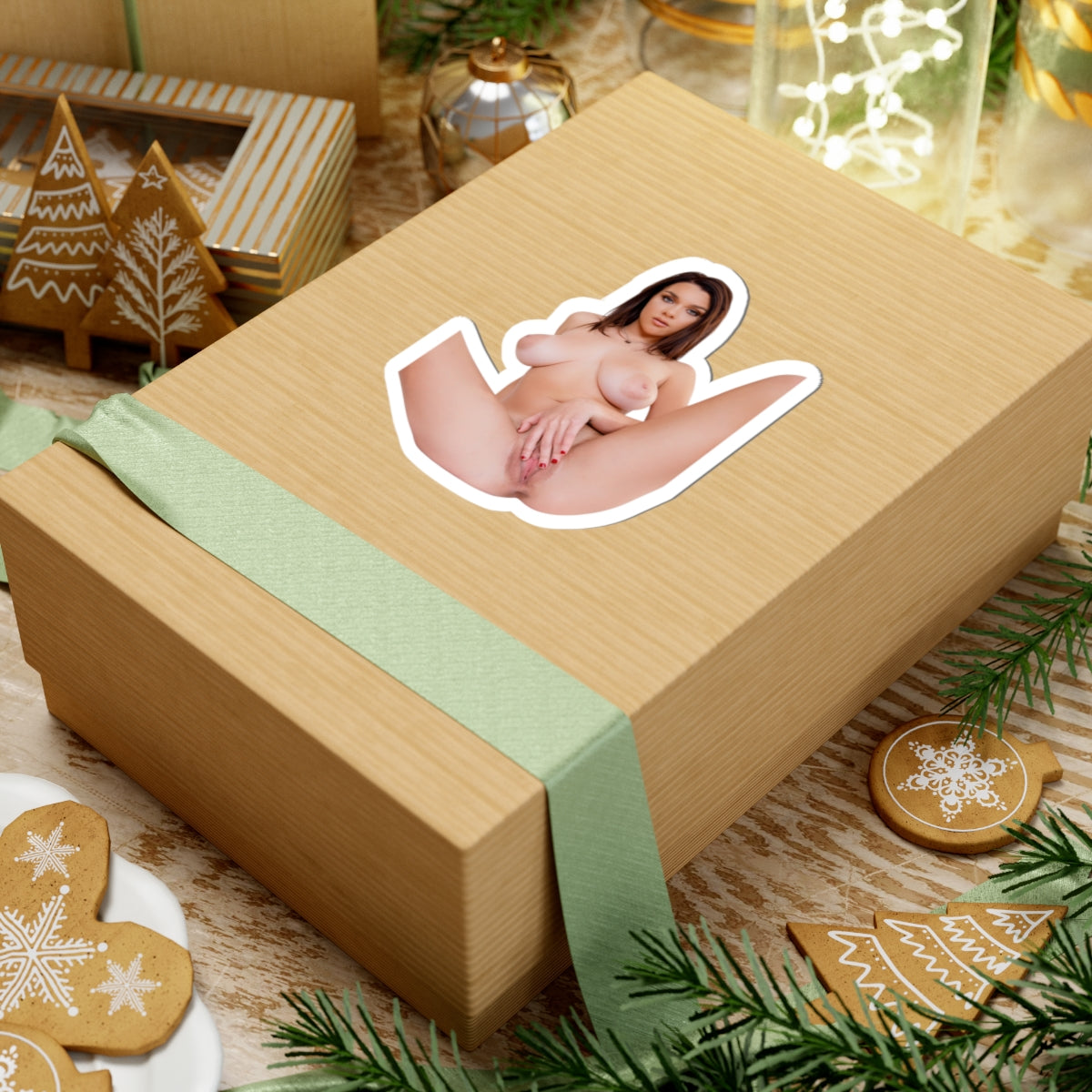Hot Girl Nude Big Tits Uncensored Sticker