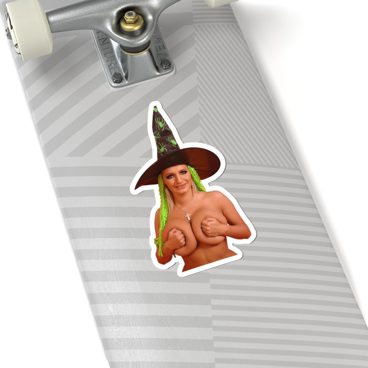 Big Boobs Witch Sticker