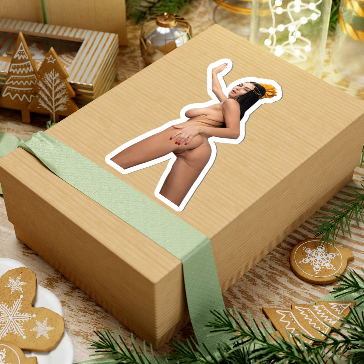 Ass Naked Girl Stickers