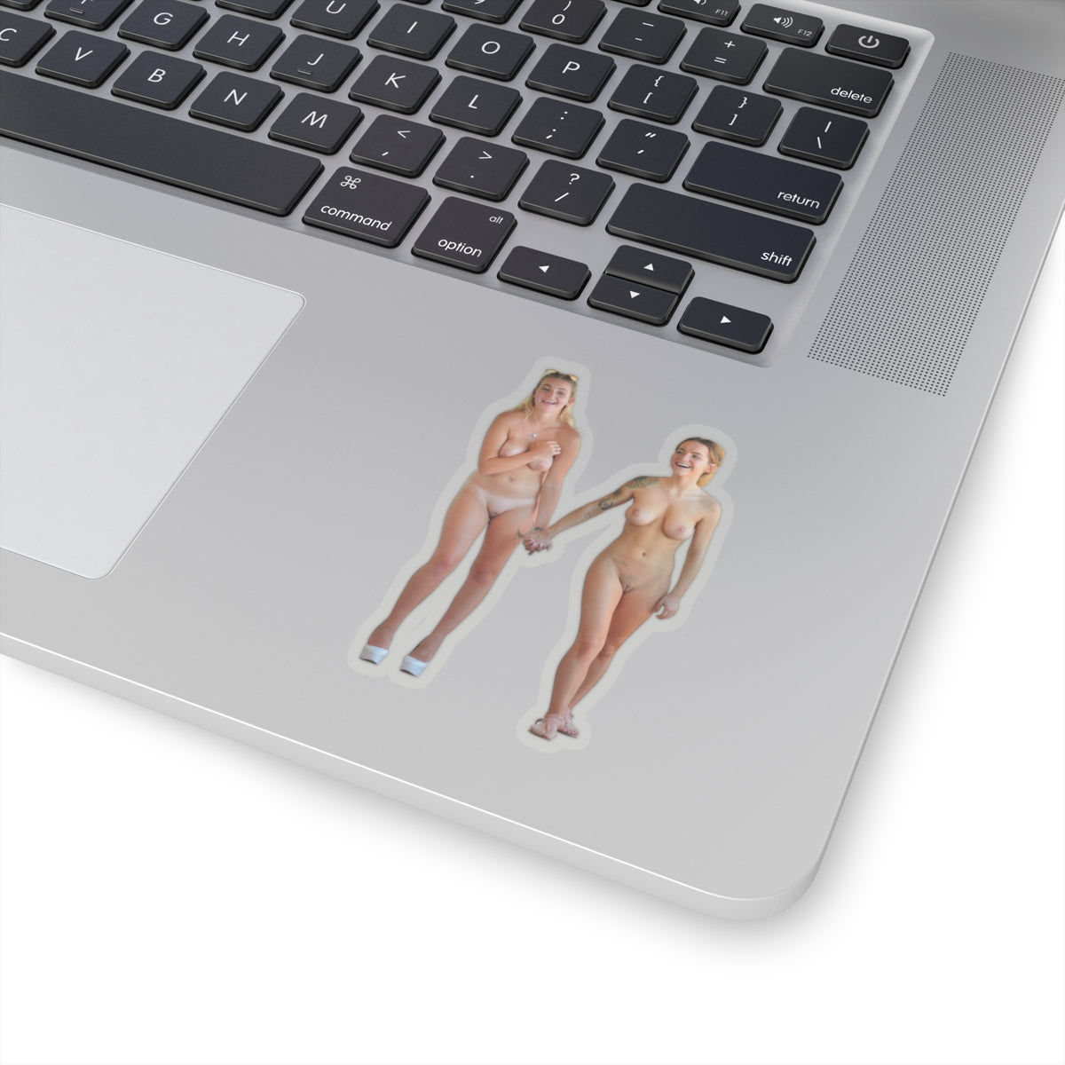 Two Naked Sexy Girls Sticker