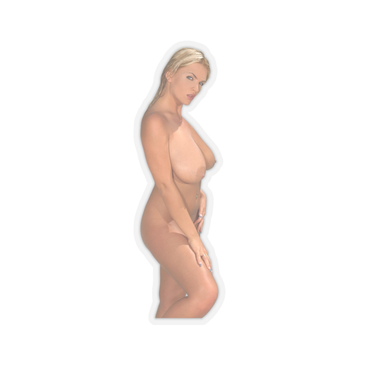 nude big tits girl sticker