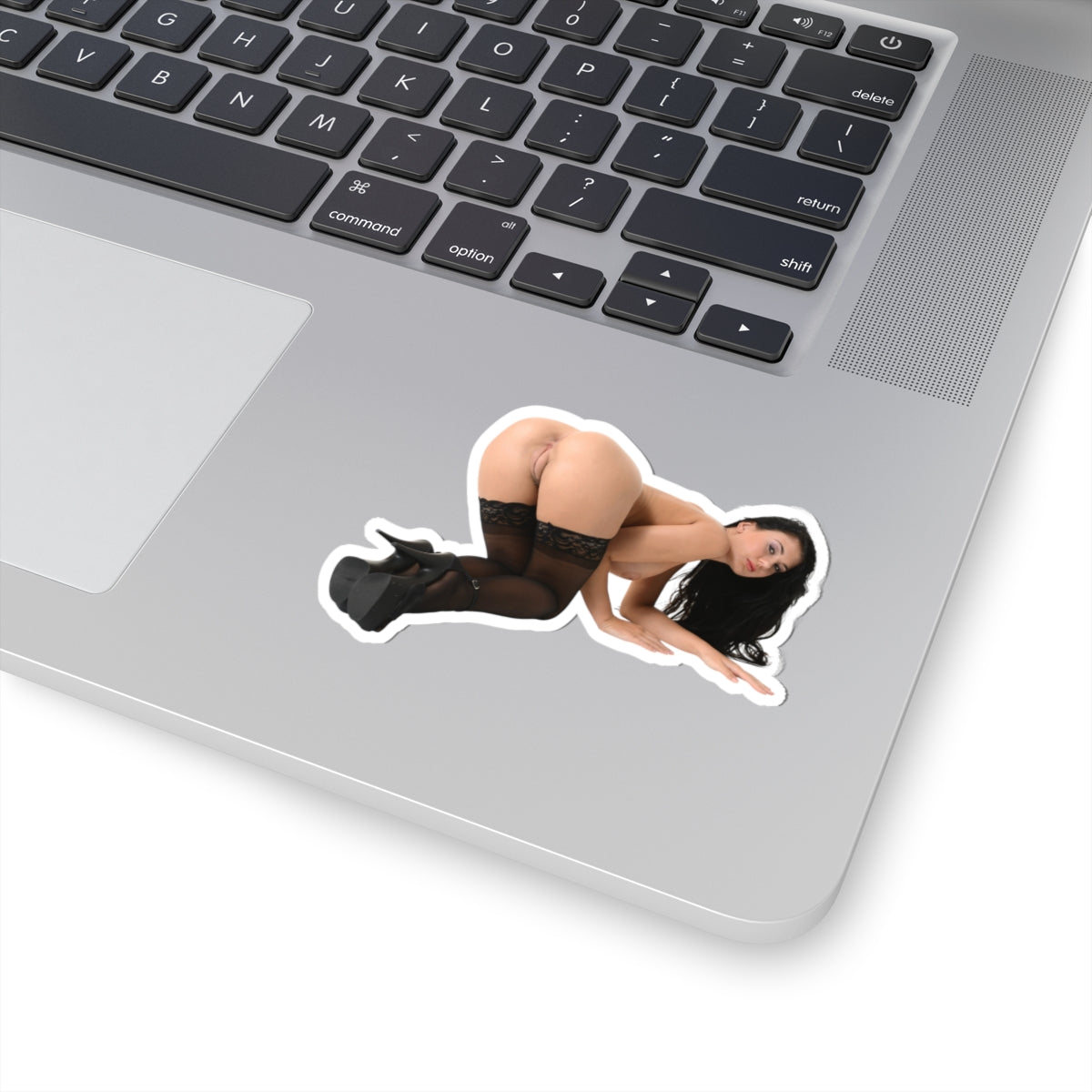 sexy brunette sticker big tits women botty stickers
