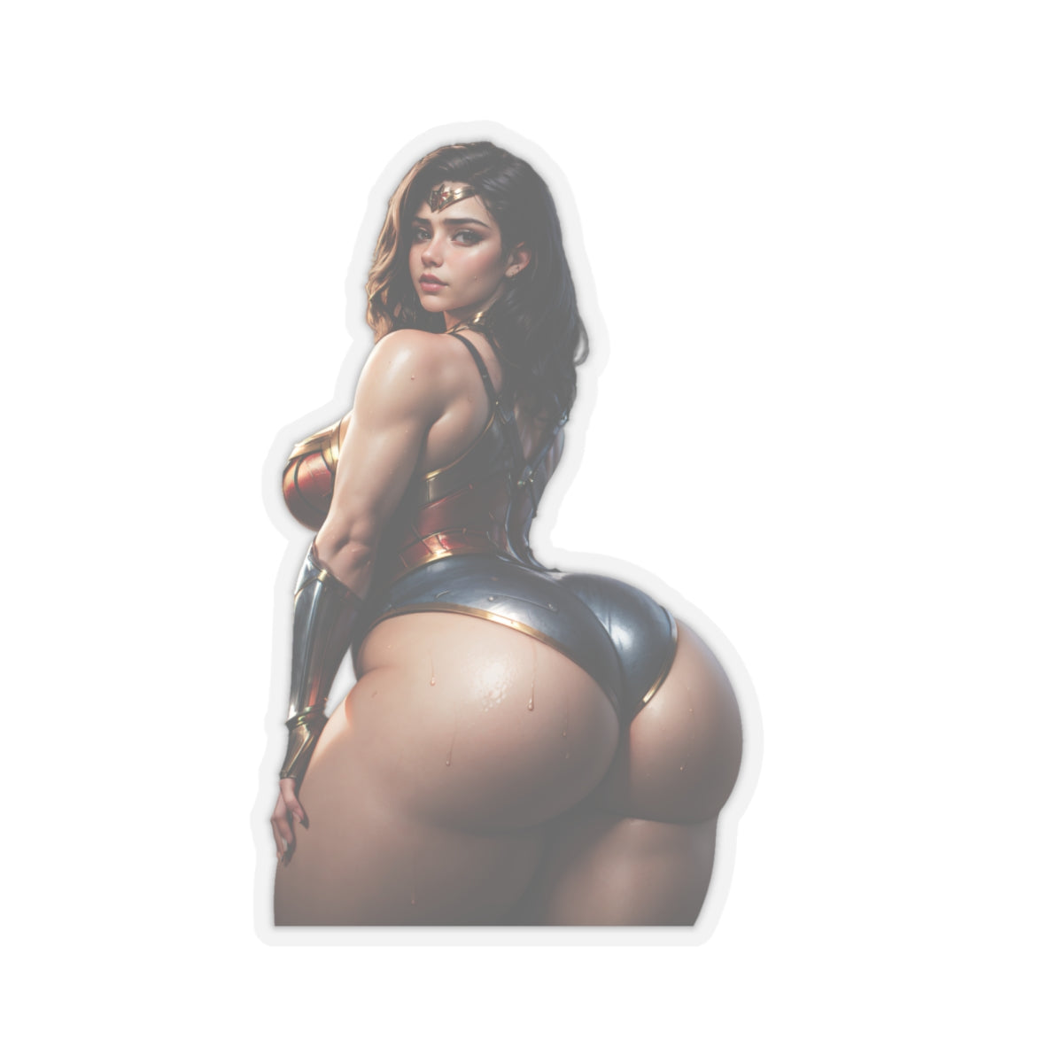 SuperHero Sticker Sexy Women Hot Girl Hero Stickers Thicc Curvy Female E472