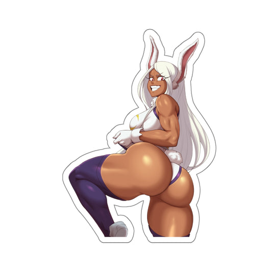 Bunny Hero Sticker Anime Stickers Superhero Funny Rabbit Lewd Cute Sexy Girl Beauty Women Manga Stickers E997