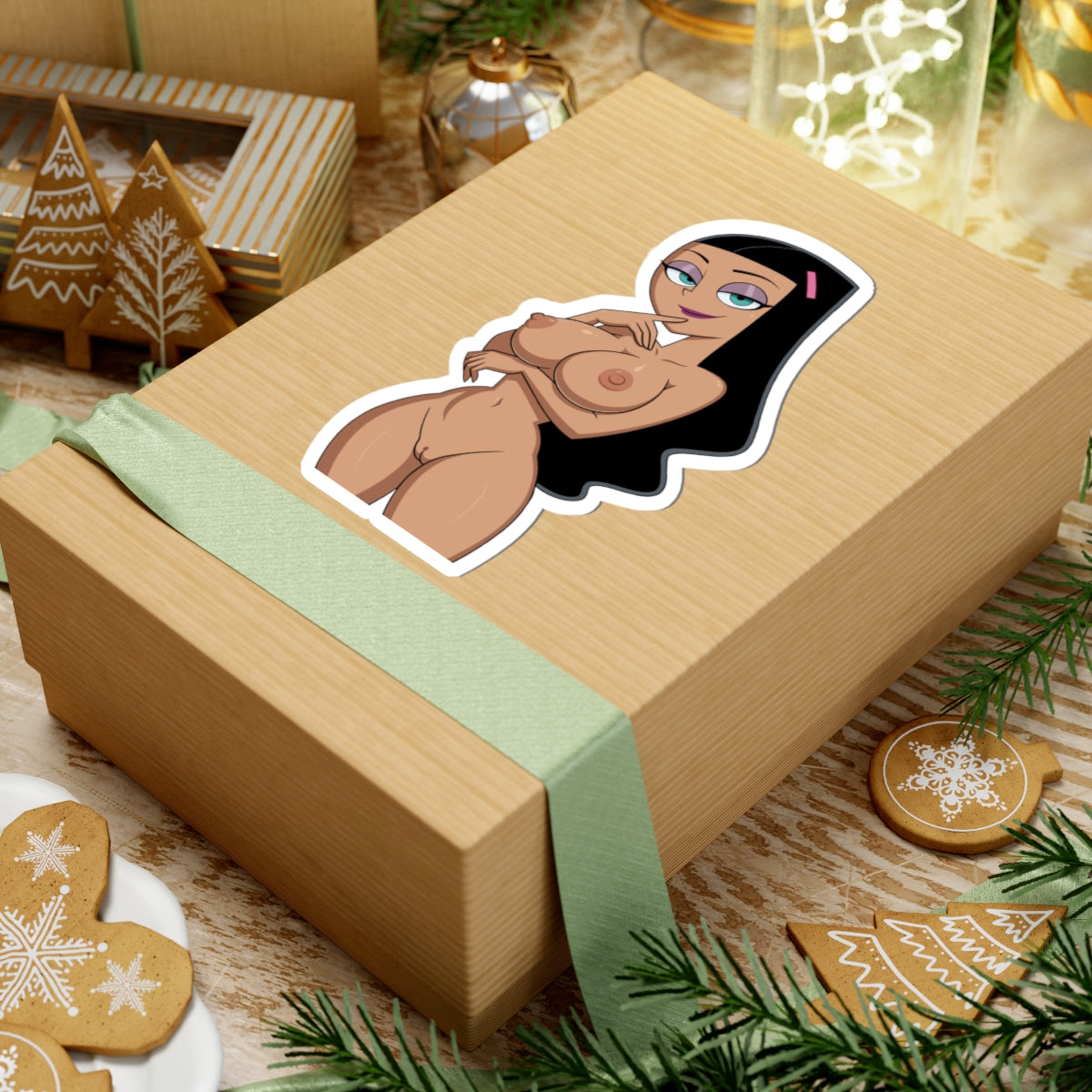 Cartoon Stickers Naked Anime Girl Sticker