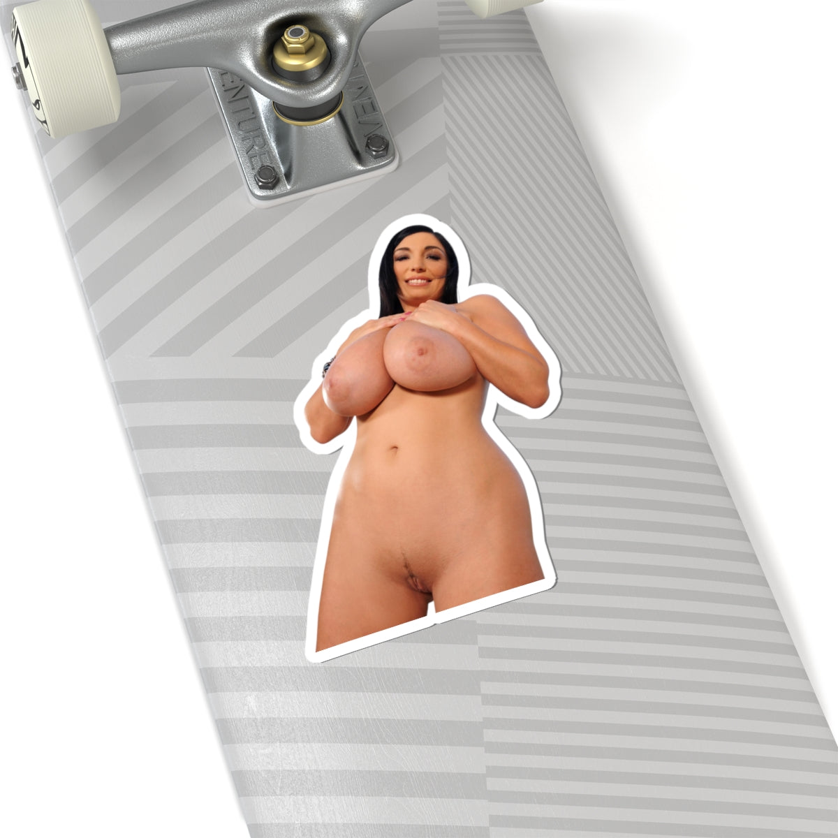 Busty Woman Pinup Vinyl Sticker Adult Decal Glamour Girl Design