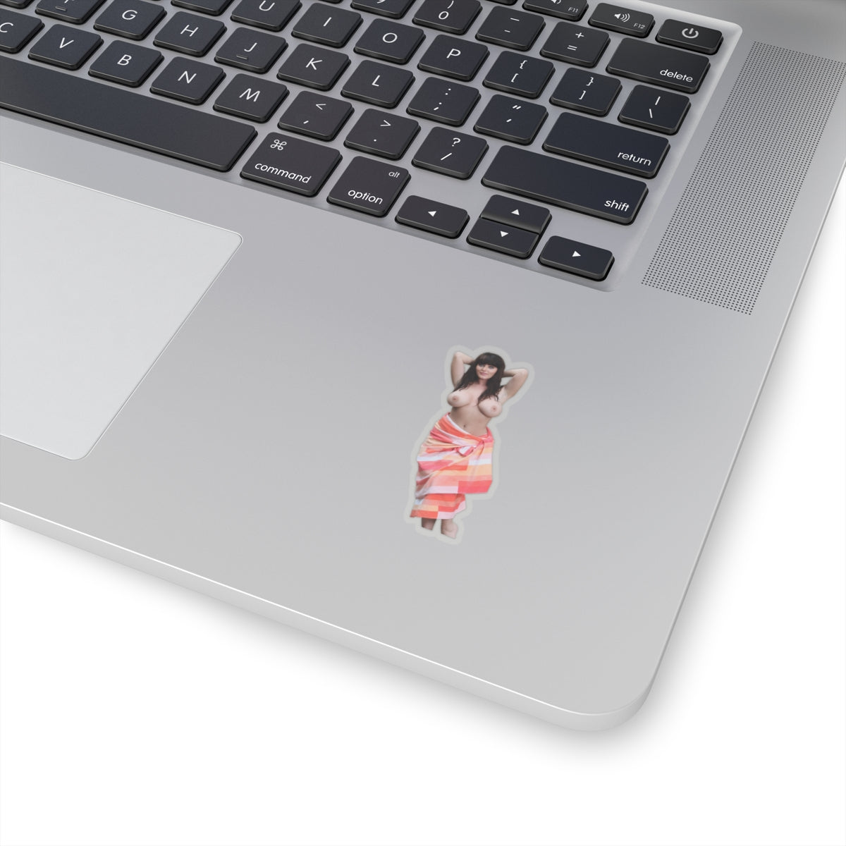 SEXY GIRL WITH BEAUTIFUL EYES STICKER NAKED BIG TITS WOMEN IN TOWEL STICKERS