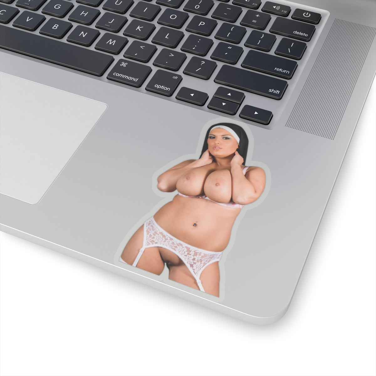 Naked Nun Sticker