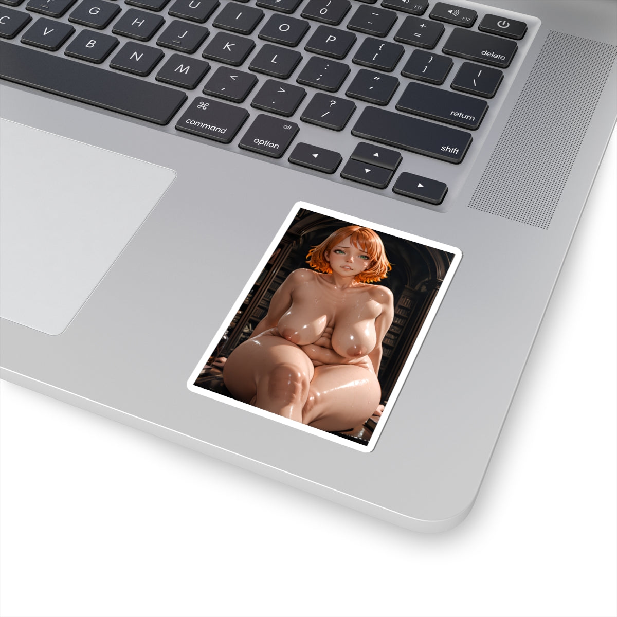 Sexy Red Hair Girl Sticker Hentai Anime Uncensored Stickers