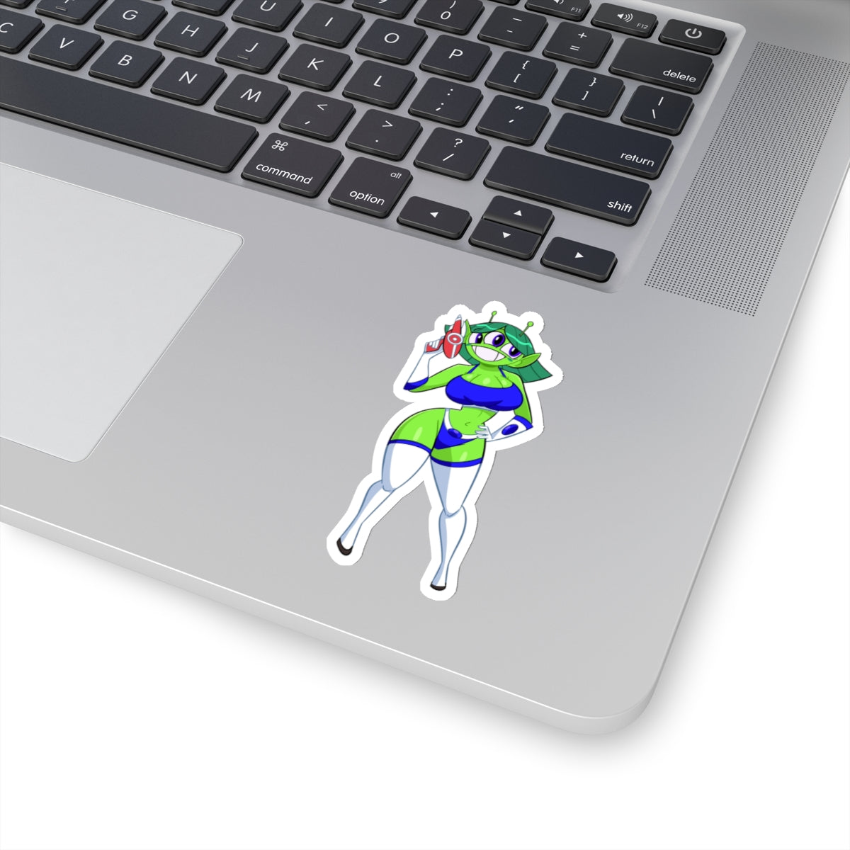 Three Eyed Alien Sticker Cartoon Stickers Funny Stickers For Laptop Phone Cases Wall Big Anime Stickers E963