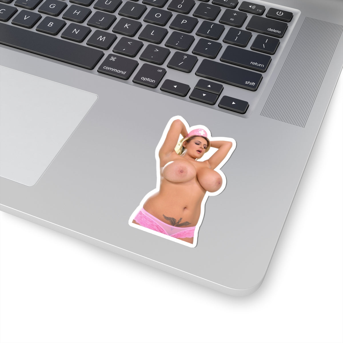 Katie Big Boobs Pinup Adult Girl Sticker