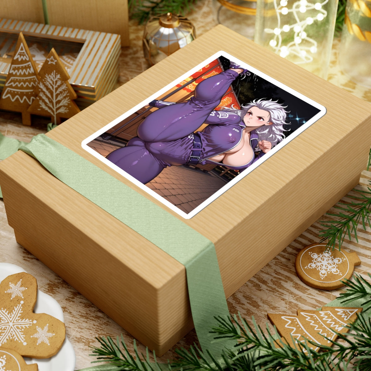 Noi Anime Girl Sticker Action Manga Female Lewd Ecchi Stickers