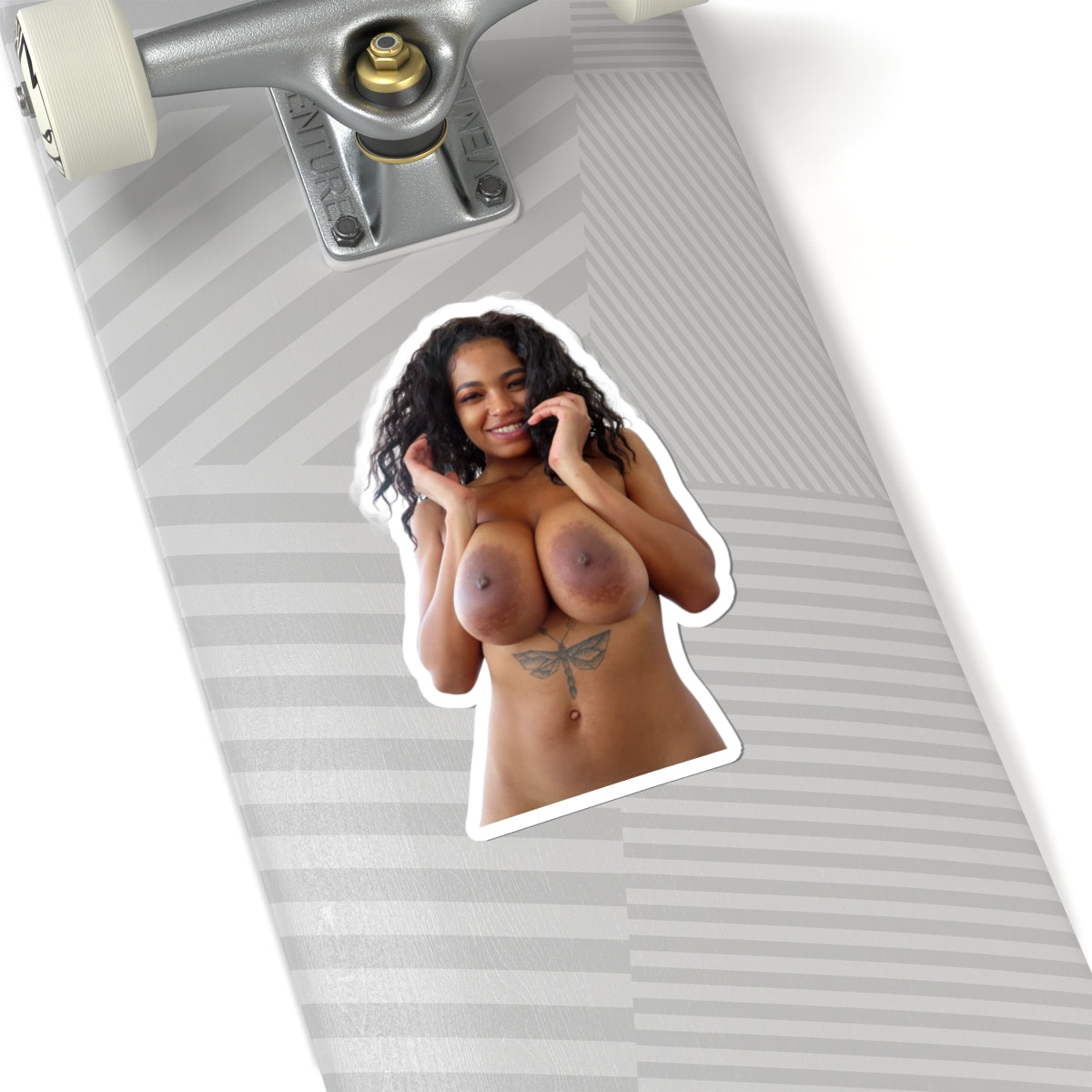 Black Girl Naked Big Tits Sticker