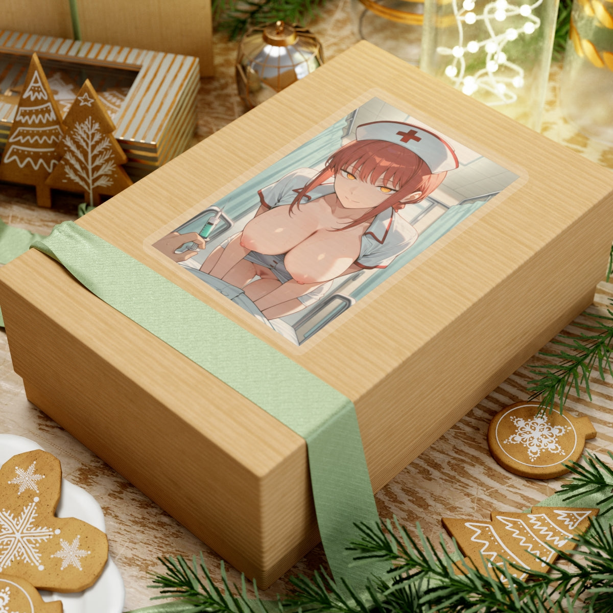 Demon Girl Sticker Sexy Big Tits Nude Girl Hentai Stickers