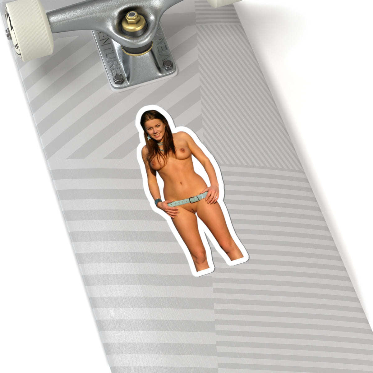 Naked Model Sticker Pinup Uncensored Stickers
