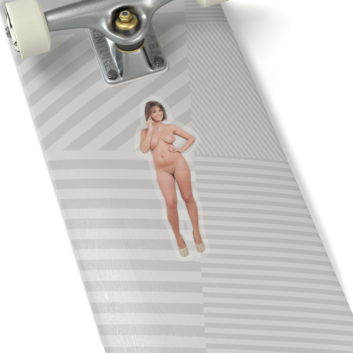 Naked Girl With Phone Sticker