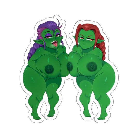 Goblins Stickers Nude Female Naked Women Mature Design Adult Anime Manga Stickers For Laptops Water Bottles E623