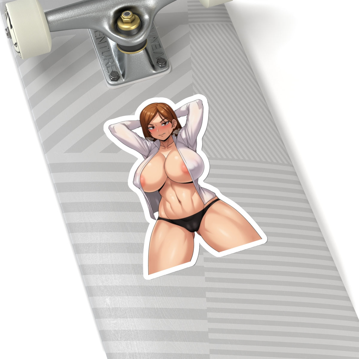 Nobara Jujutsu Kaisen Sticker Lewd Anime Stickers Sexy Girl 4 Sizes White or Transparent E721