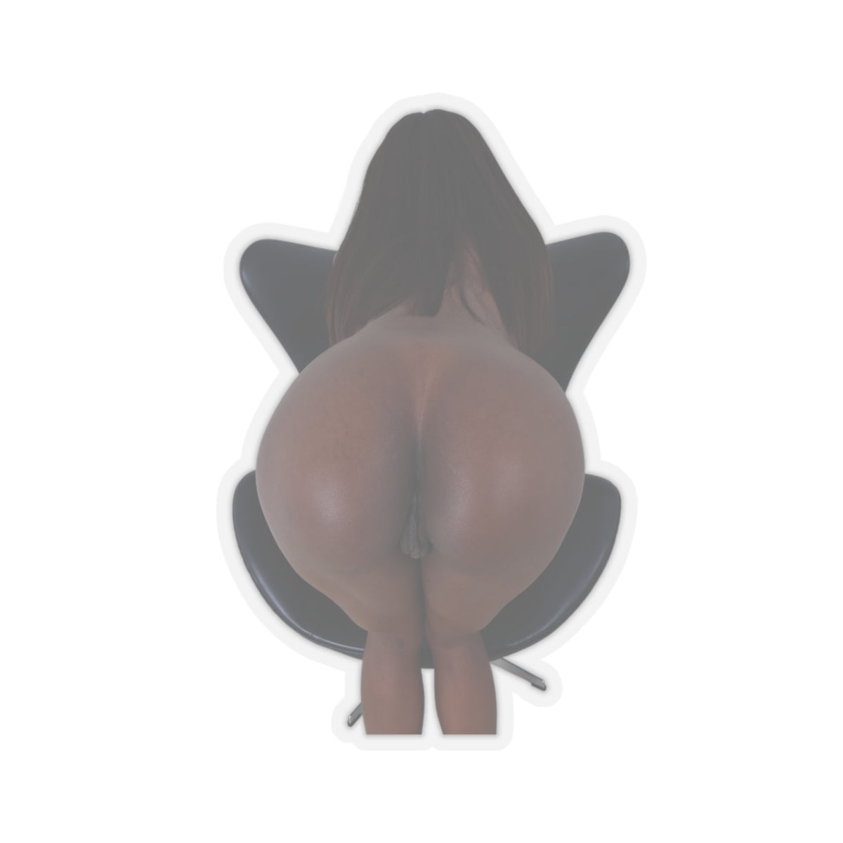 Sexy Ebony Girl Sticker Ass Booty Stickers