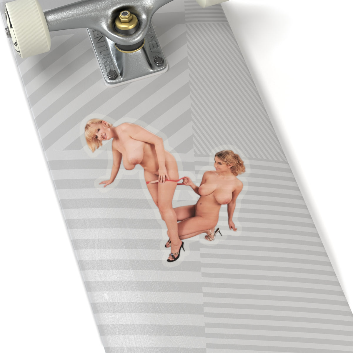 Two Busty Girls Stickers Glamour Woman Adult Decals