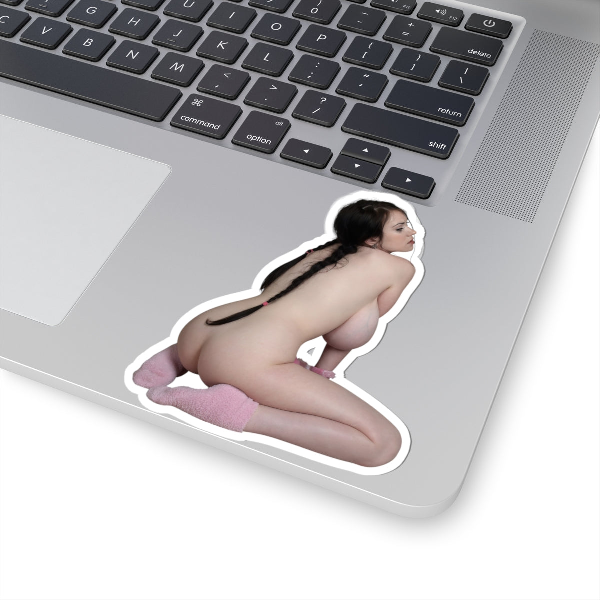 Curvy Girl Stylish Sexy Model Girl Sticker Decorative Decal