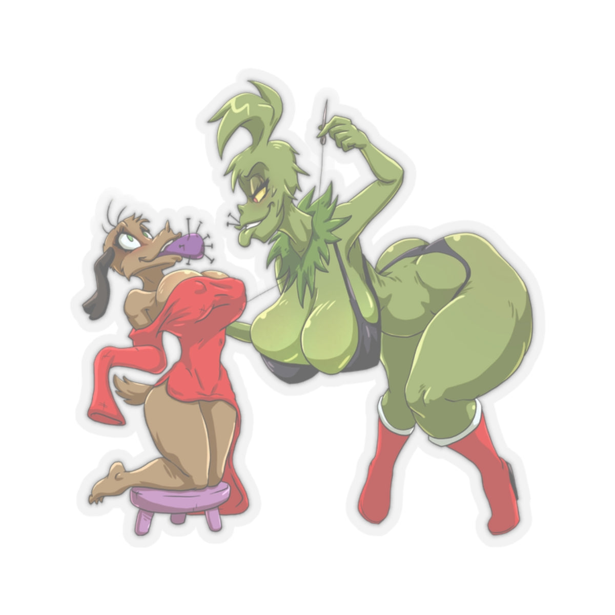 Cartoon Funny Sticker Parody Meme Stickers