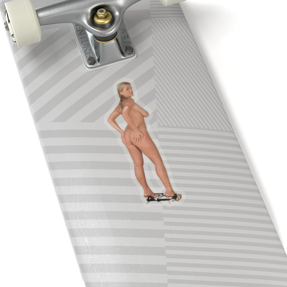 Blonde Sexy Naked Girl Ass Tits Stickers