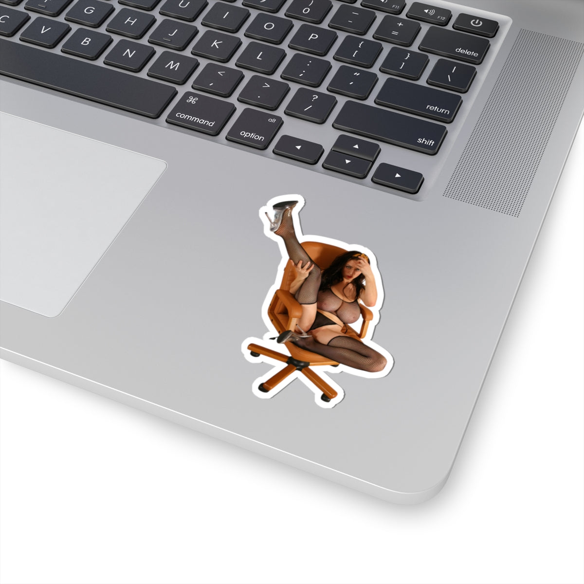 Attractive Naked Woman with Curvy Figure Big Boobs Sticker