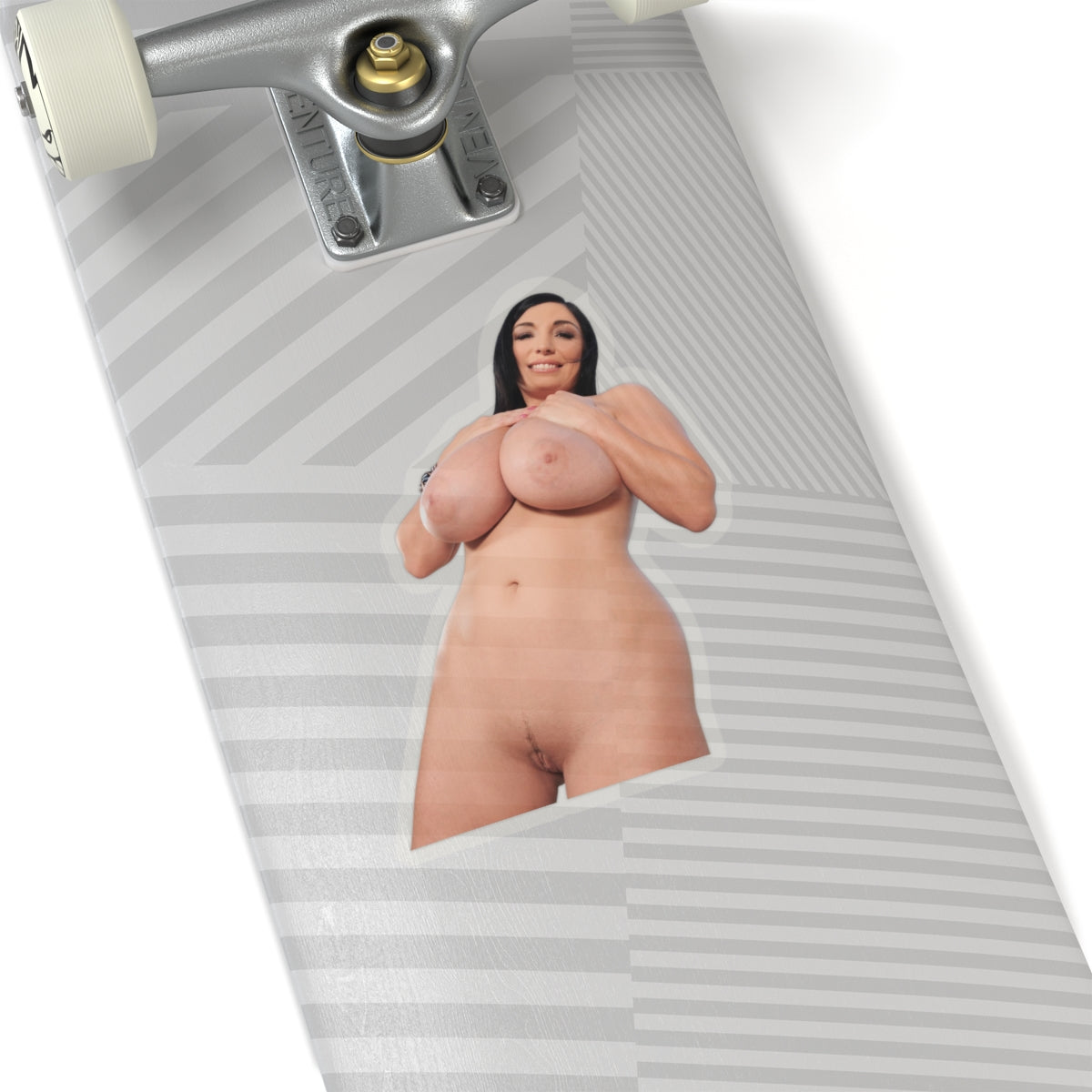 Busty Woman Pinup Vinyl Sticker Adult Decal Glamour Girl Design