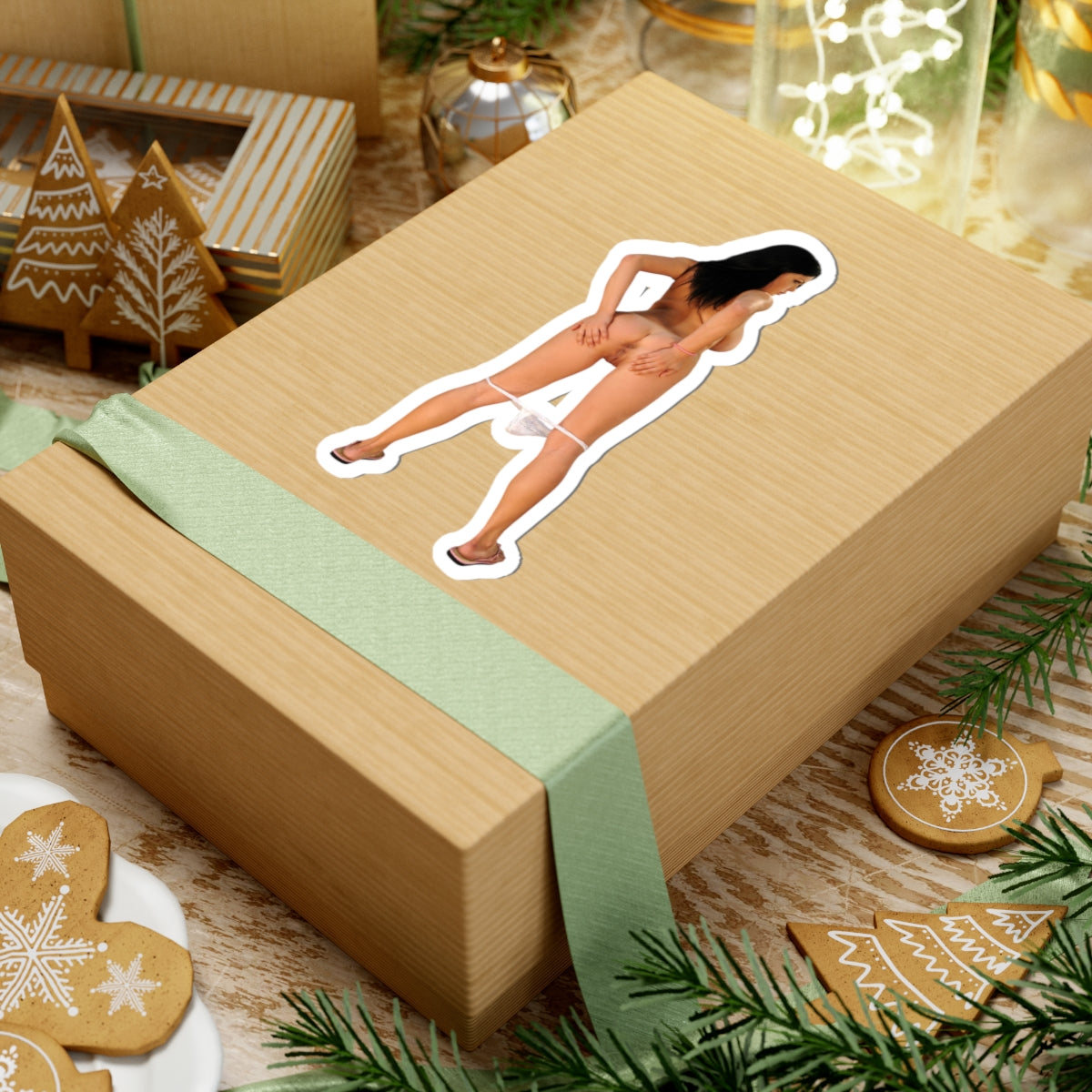 Large Tits Sexy Naked Women Stickers