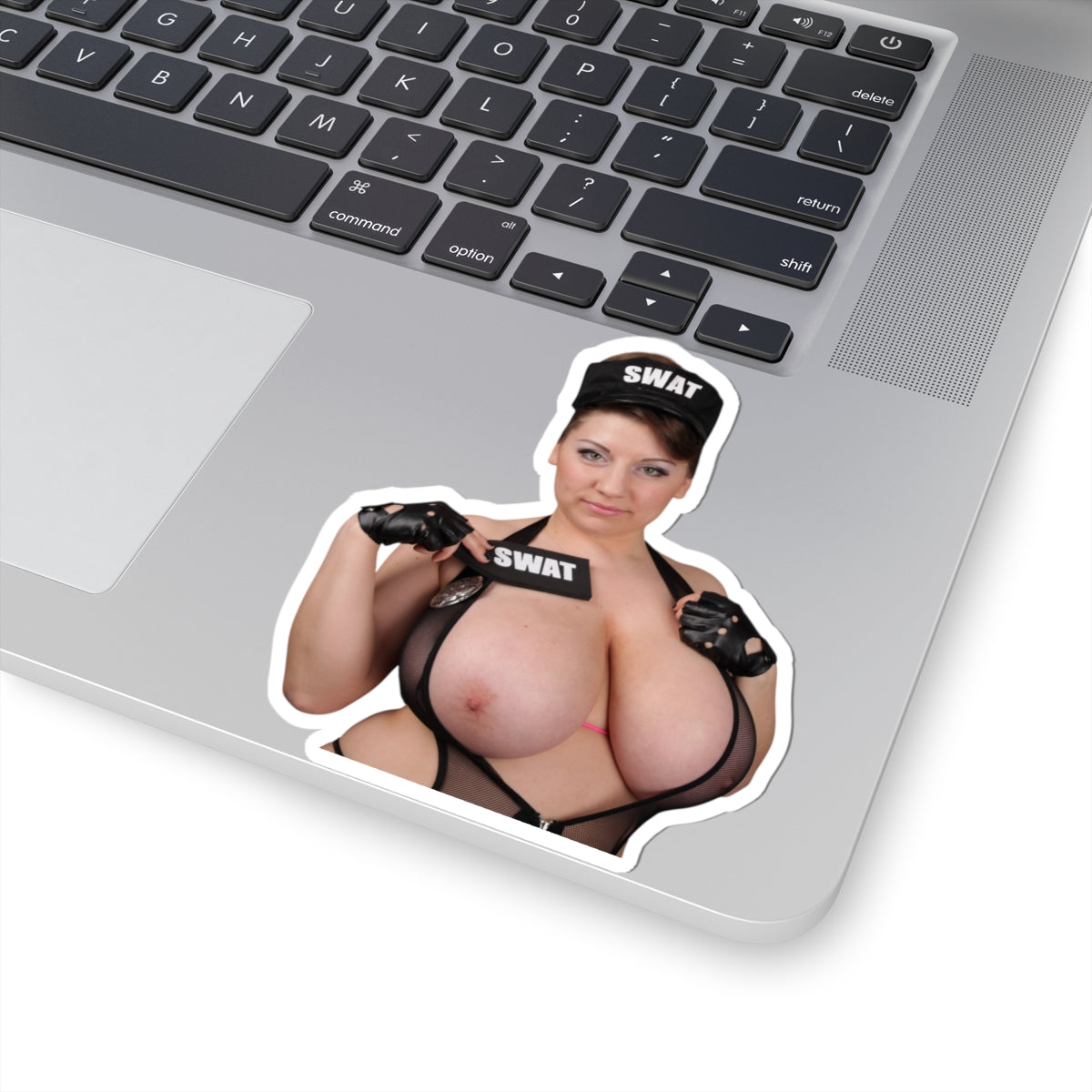 SWAT Sticker Sexy Big Boobs Model