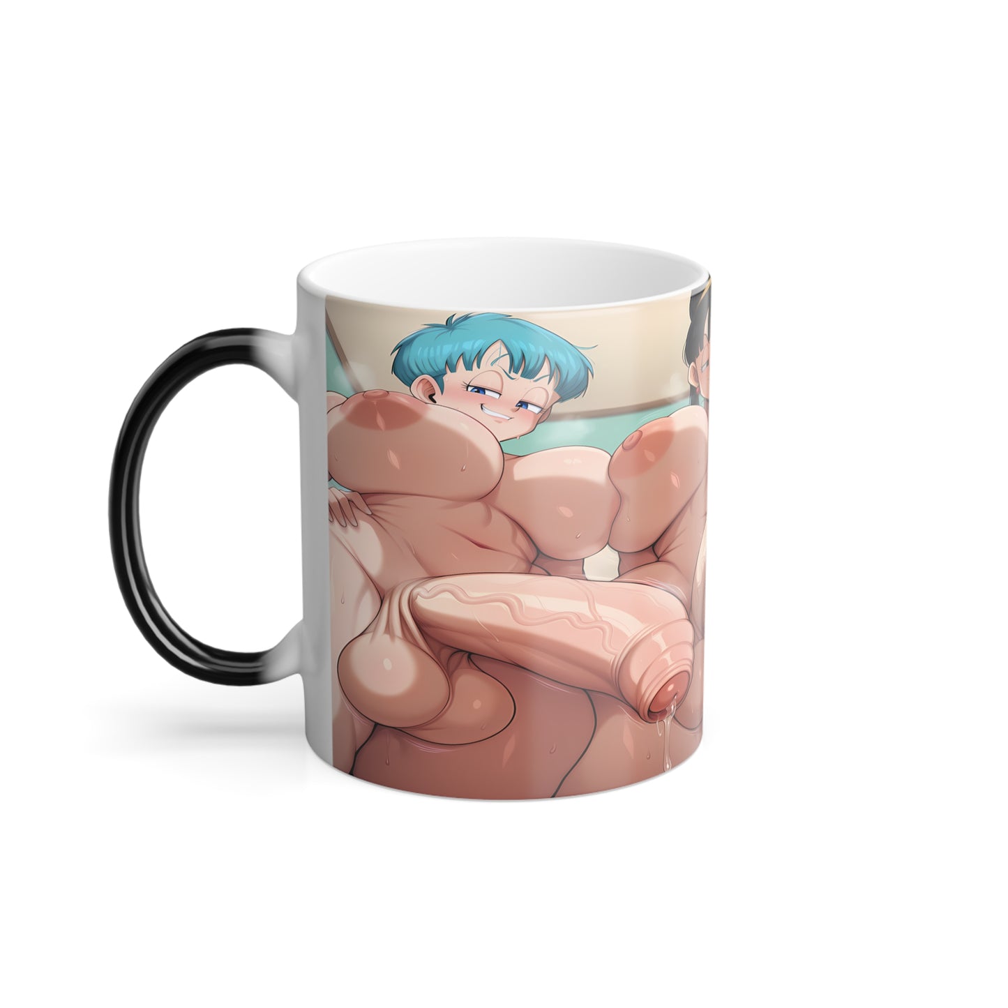 Futanari Big Dick Anime Girls Uncensored color changing mug