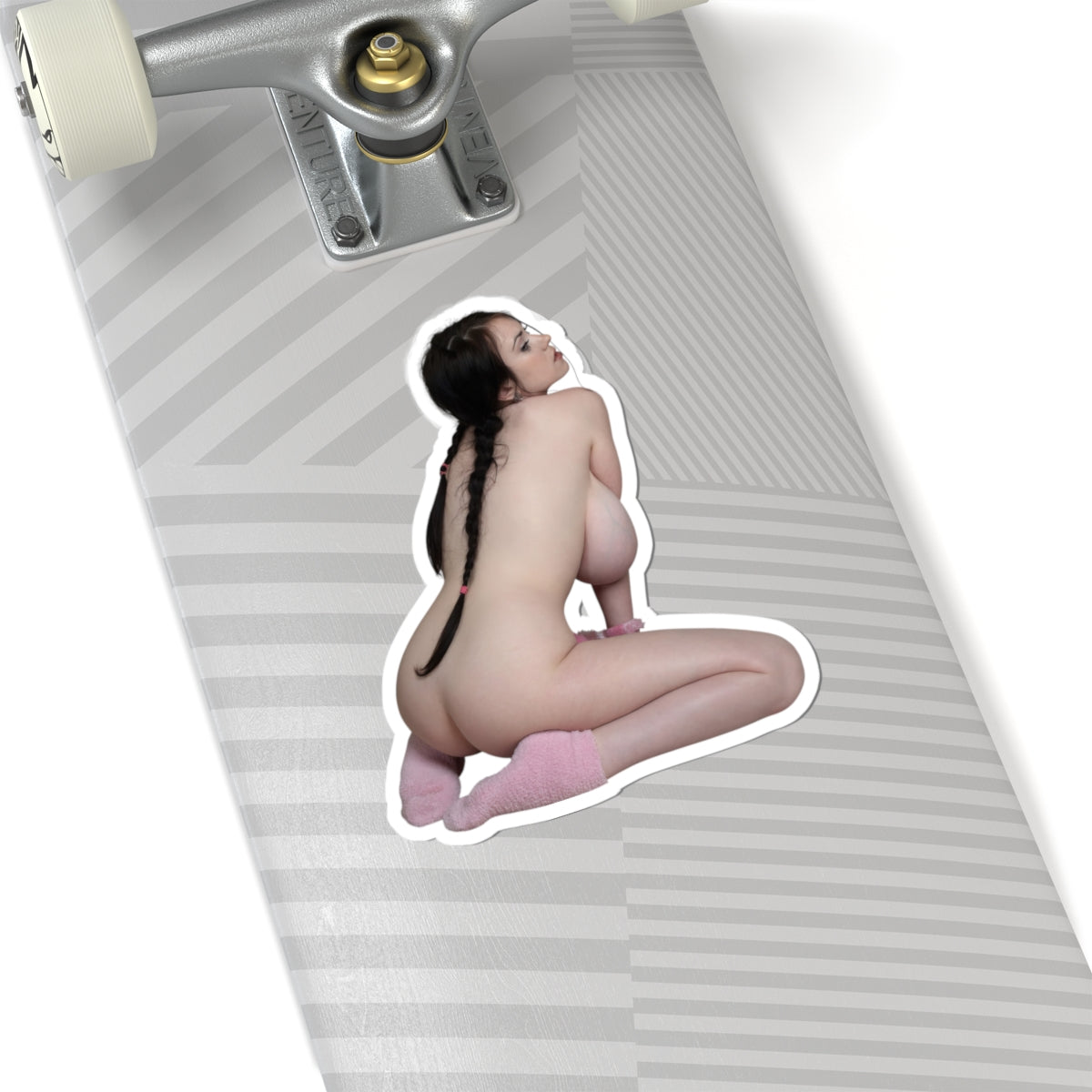 Curvy Girl Stylish Sexy Model Girl Sticker Decorative Decal