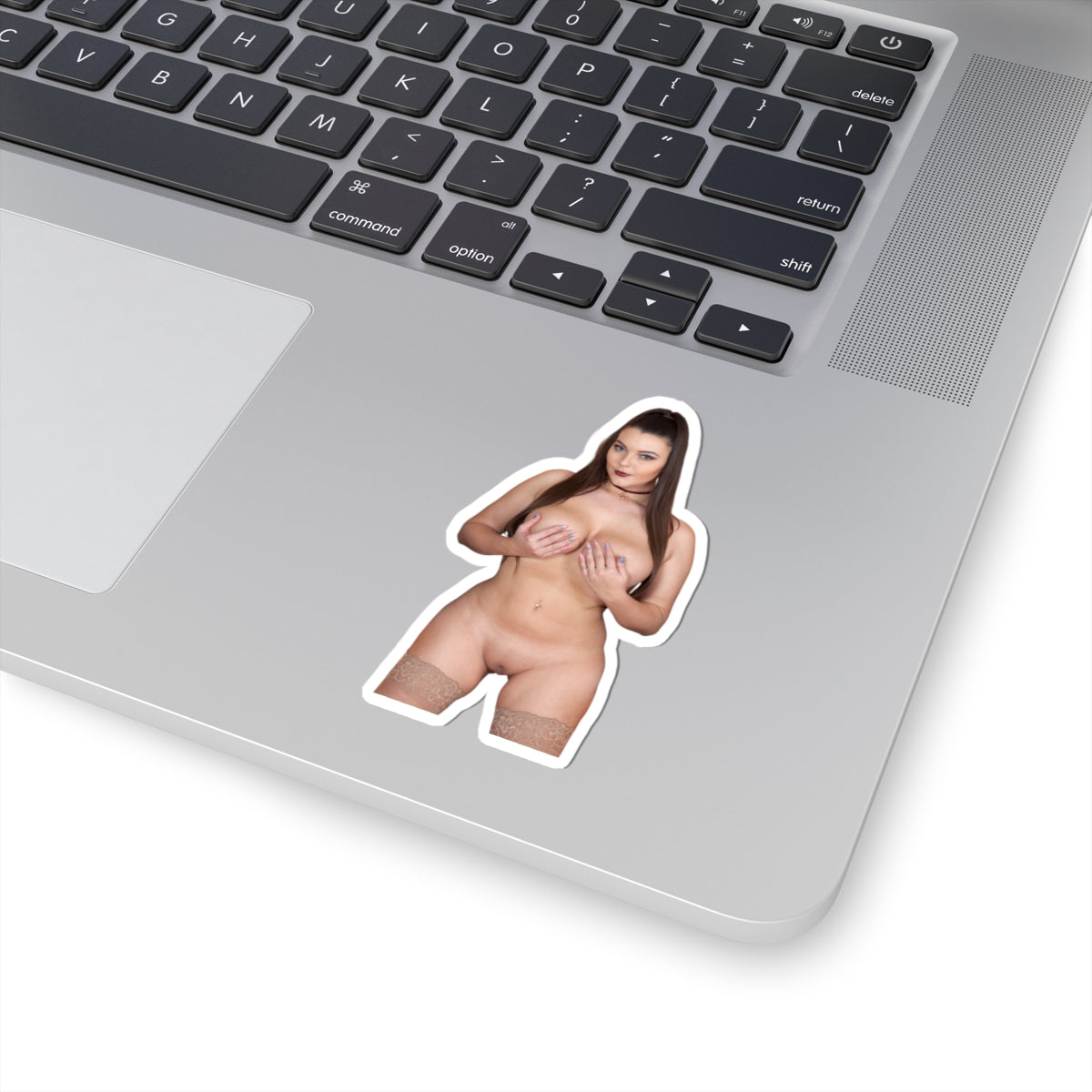 Sexy Nude Woman Sticker – Curvy Busty Girl