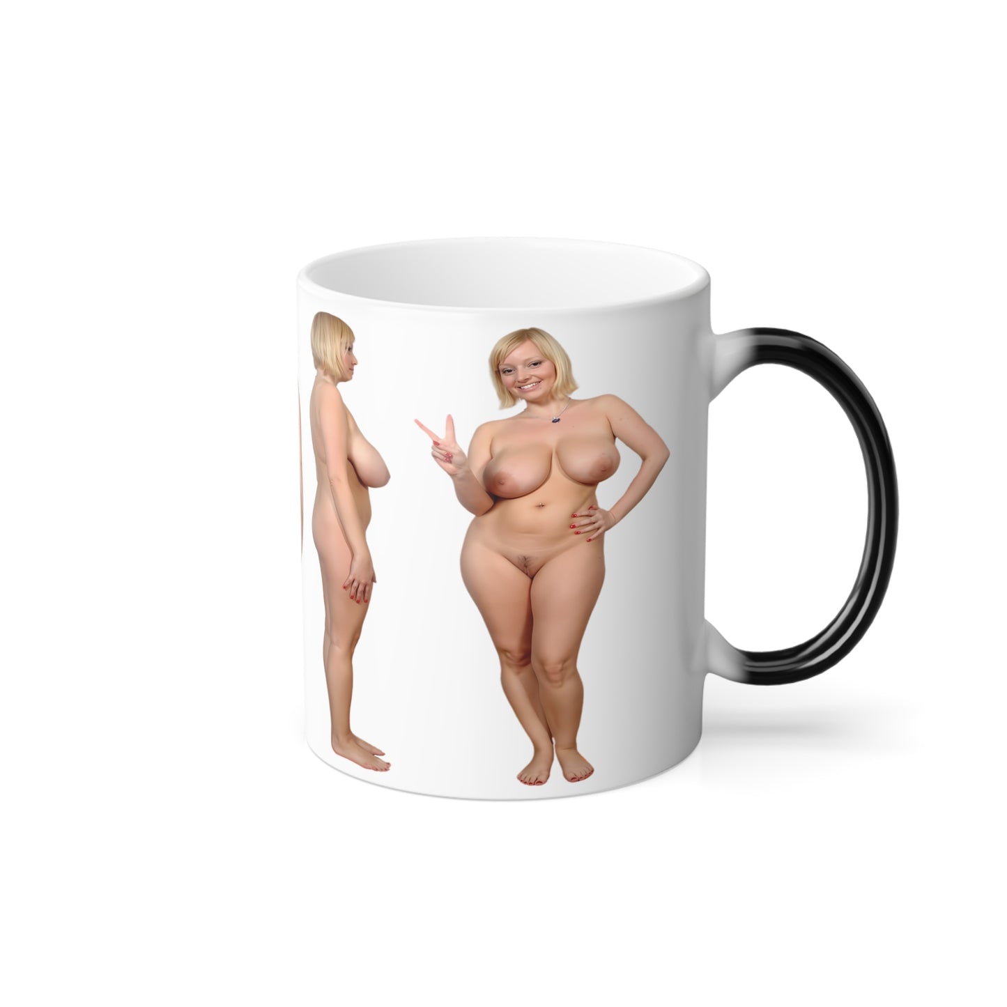 Naked Women Color Morphing Mug 11oz Nude Girl Design Pinup Uncensored Funny Gift Coffe Mugs
