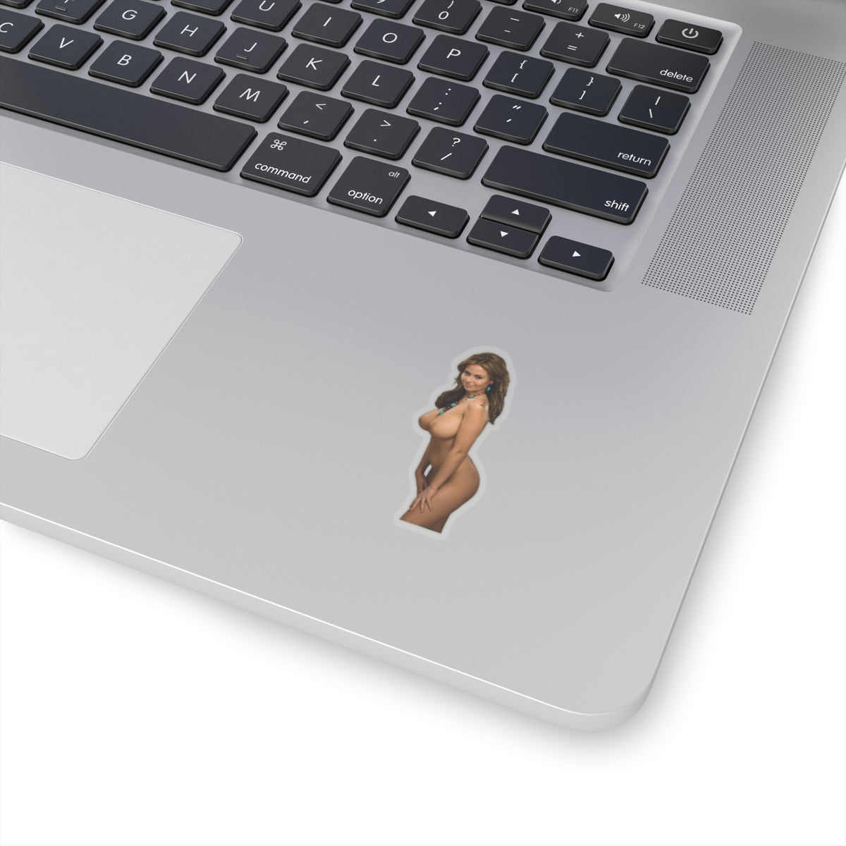 Vintage Pinup Nude Girl Sticker Sexy Model Big Bust Adult Vinyl Decal
