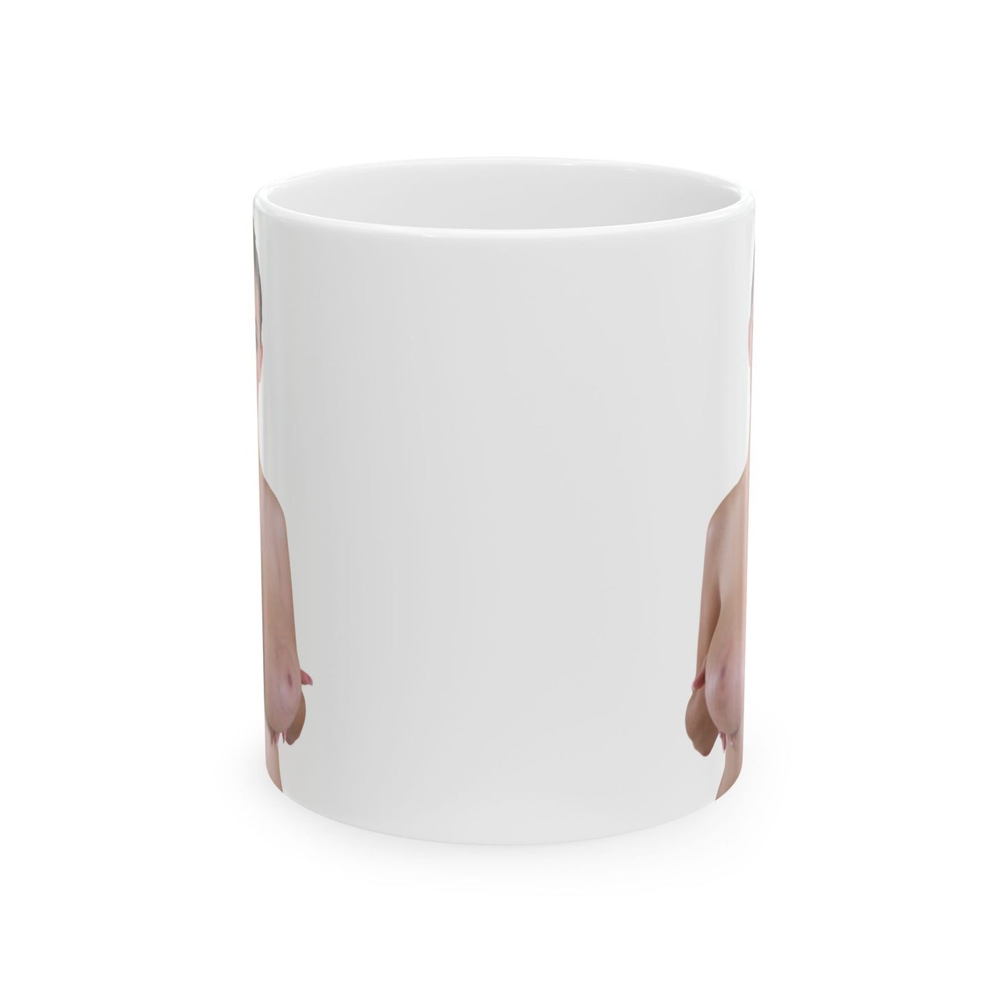 Big Boobs Girl Mugs Sexy Huge Tits Women Uncensored Adult Ceramic Mug, (11oz, 15oz)