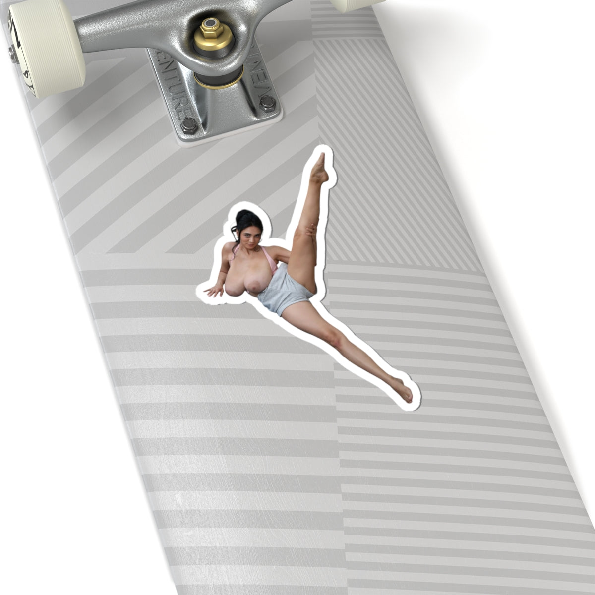 sexy workout woman decals