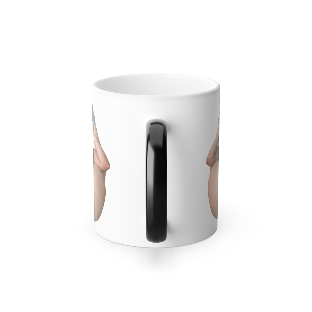 Nude Woman Coffee Mug 11oz Color Changing Cup Sexy Girl Pinup Design Uncensored