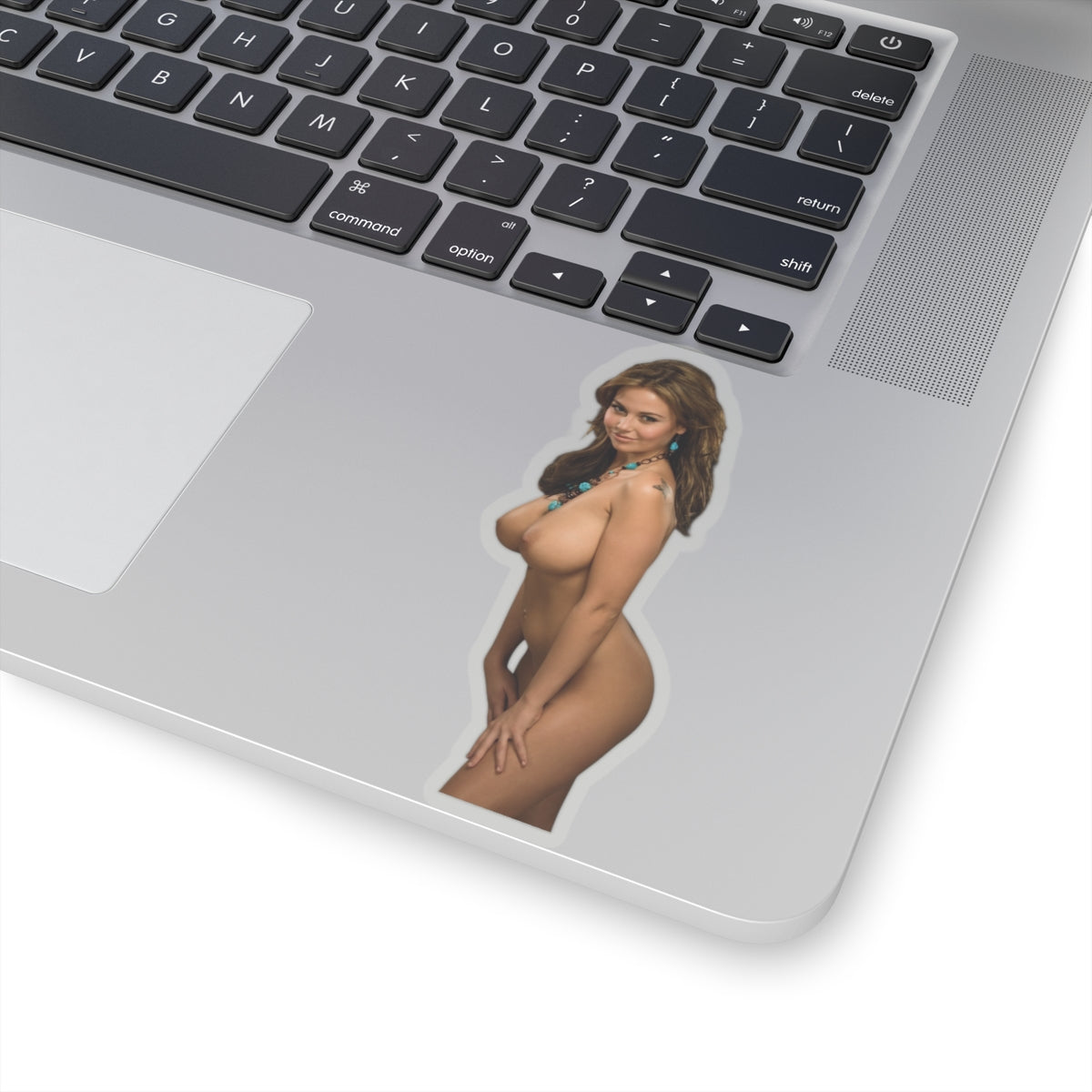 Vintage Pinup Nude Girl Sticker Sexy Model Big Bust Adult Vinyl Decal